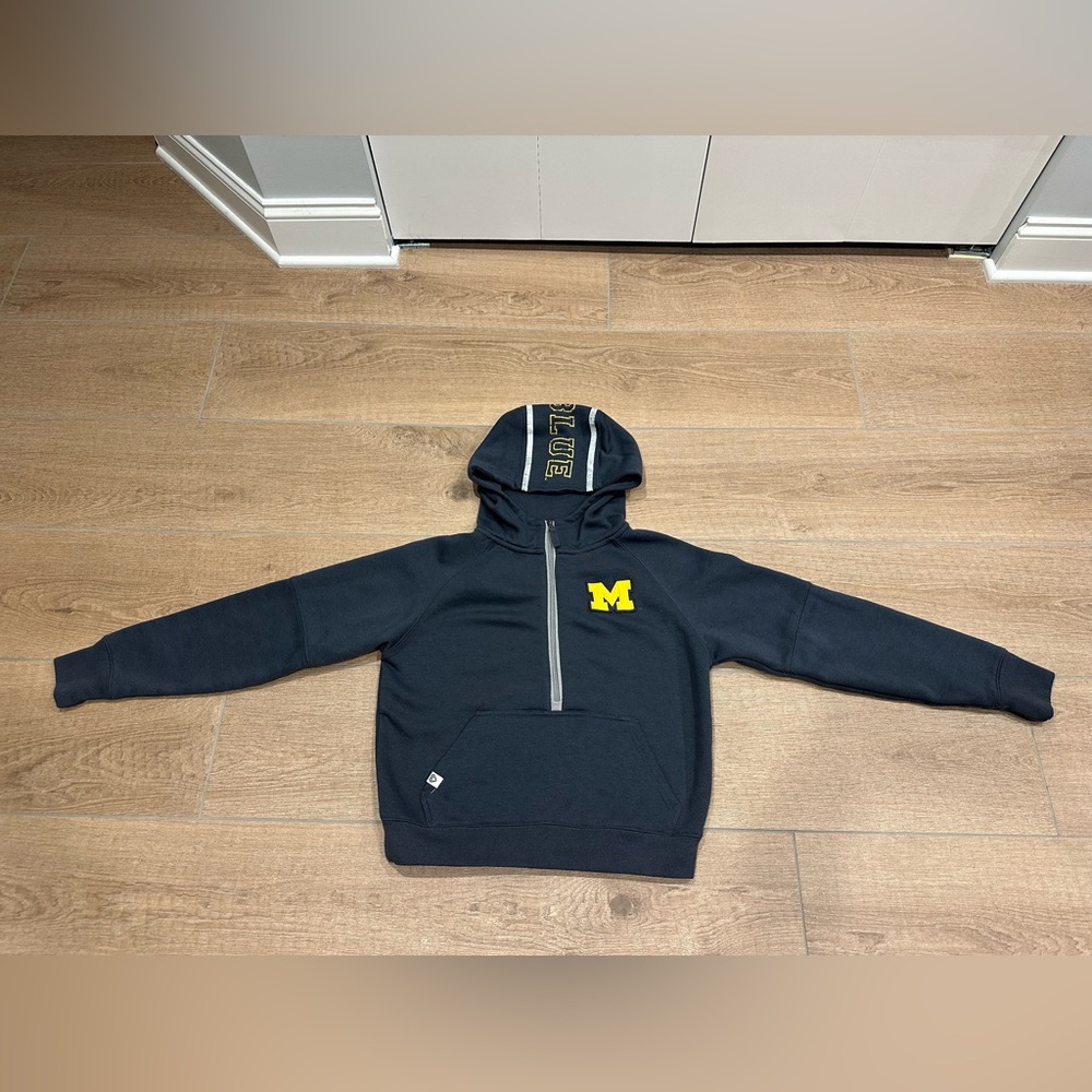 Colosseum Michigan Wolverines Quarter Zip Hoodie Women’s